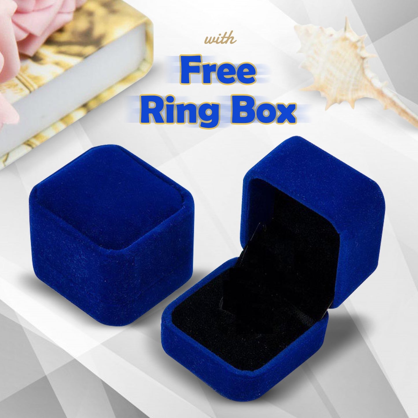 Hers Ladies Girls 0.35Ct C Z Diamond Engagement Ring Set 18Ct White