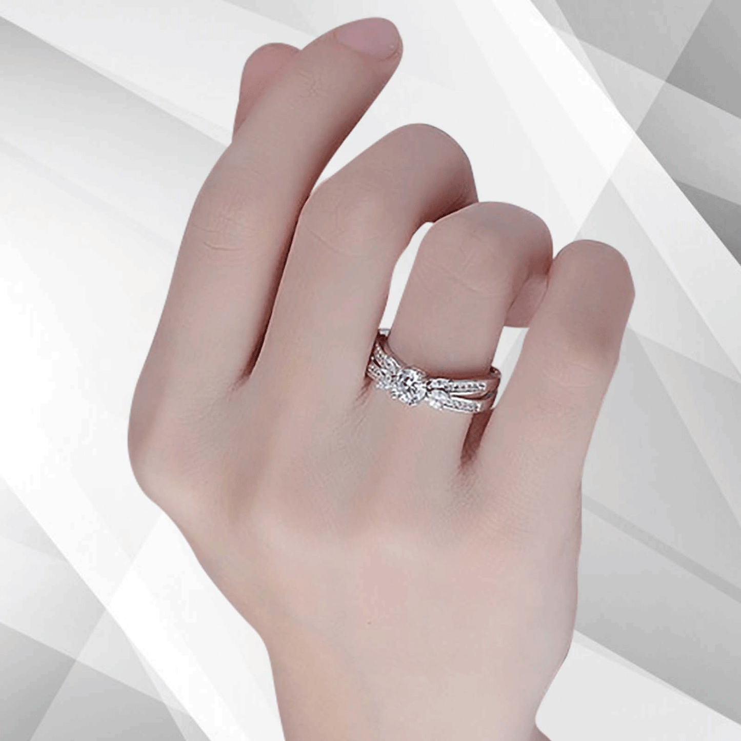 2.00Ct Round-Cut Diamond Solitaire Bridal Engagement Ring 18Ct White