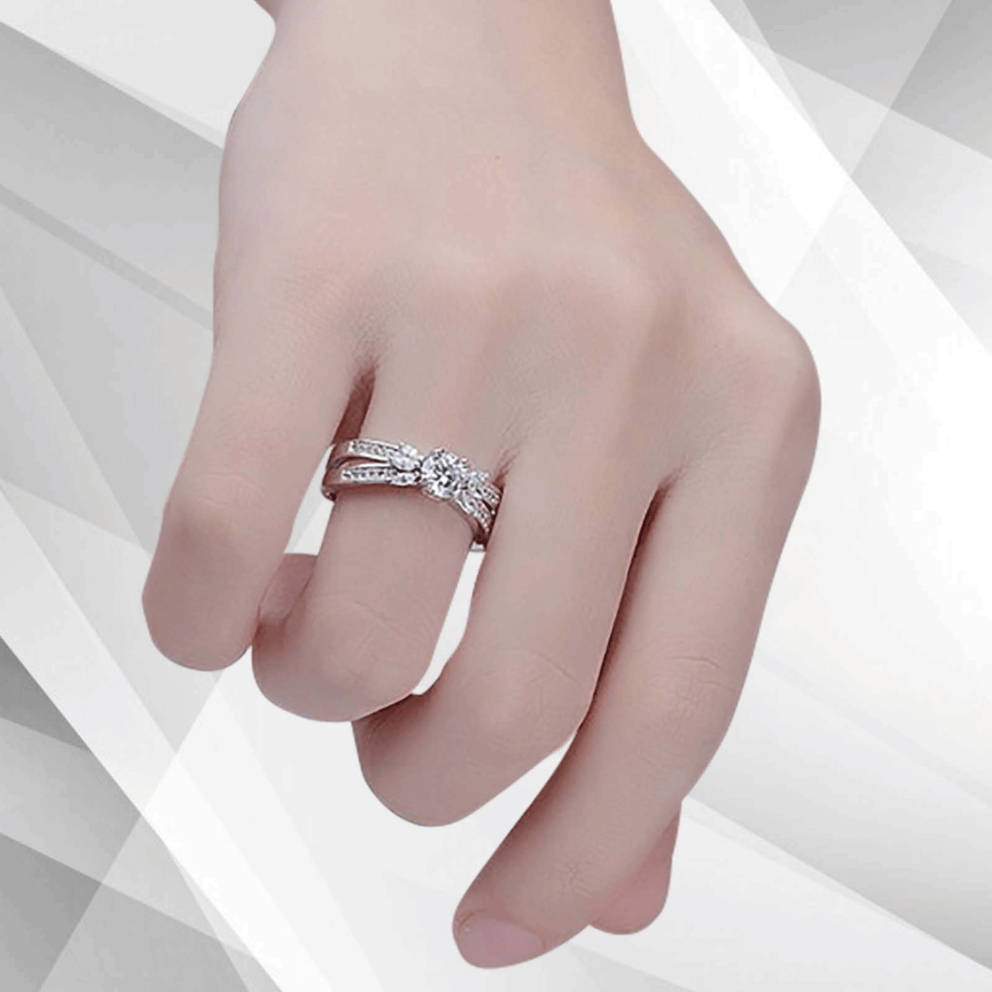 2.00Ct Round-Cut Diamond Solitaire Bridal Engagement Ring 18Ct White