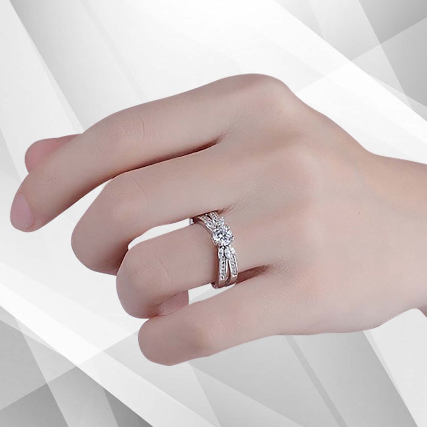2.00Ct Round-Cut Diamond Solitaire Bridal Engagement Ring 18Ct White