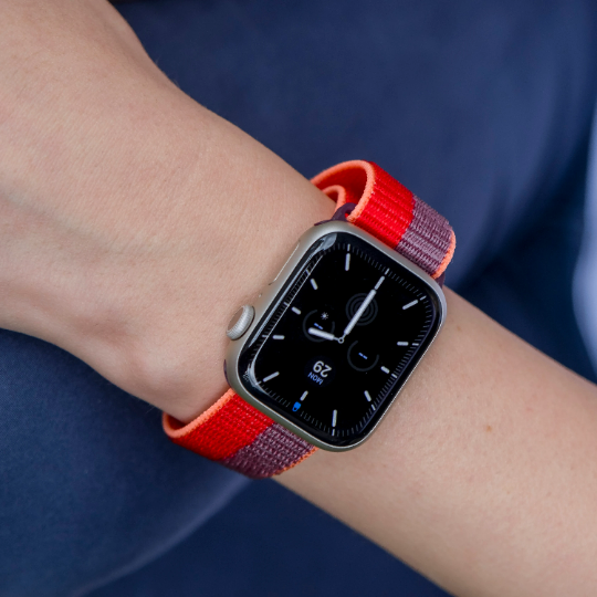 Apple Iwatch Watch Dual Colour Nylon Strap Band For Series 7 6 5 4 3 2