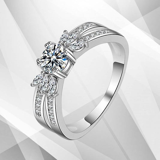 2.00Ct Round-Cut Diamond Solitaire Bridal Engagement Ring 18Ct White